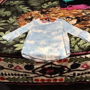 Blue and white tie dye